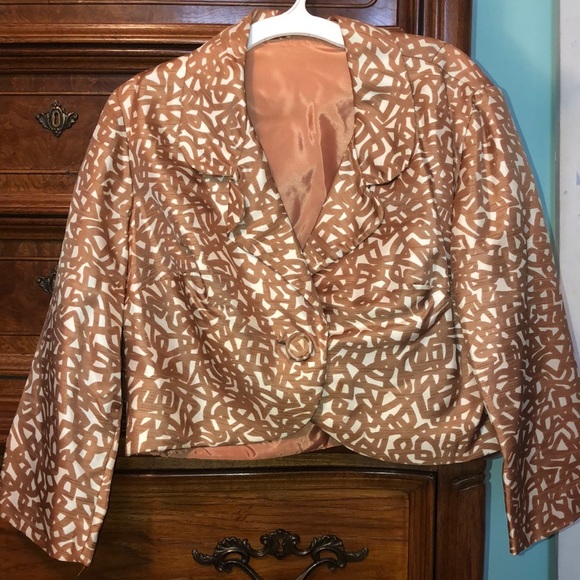 Beautiful formal/business casual dress w/pea coat - Picture 6 of 7